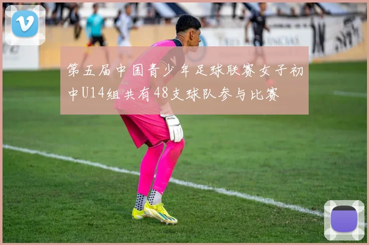 第五届中国青少年足球联赛女子初中U14组共有48支球队参与比赛